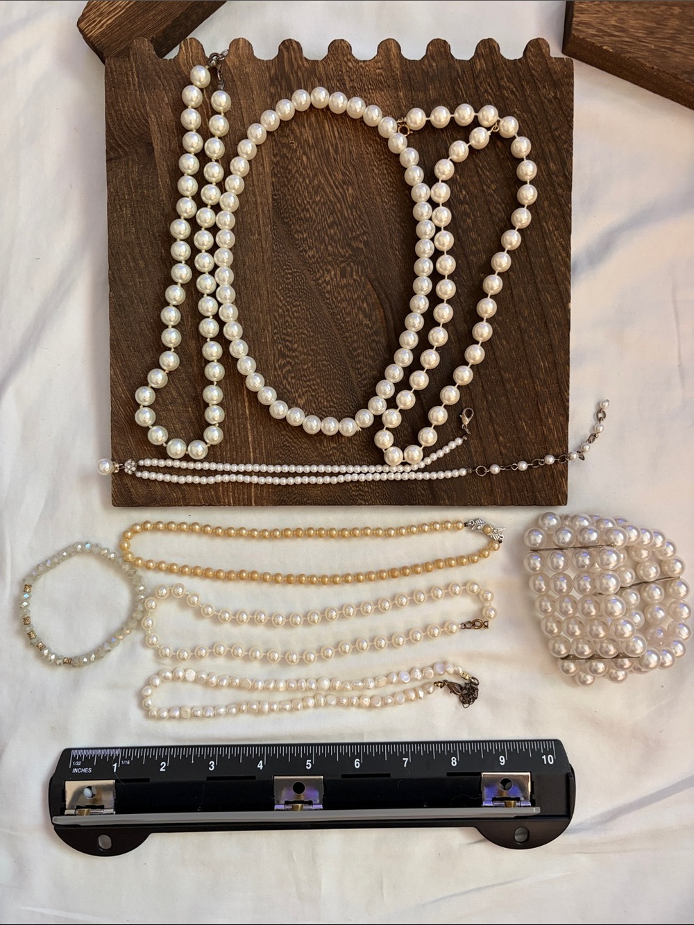 Classic White Pearl Jewelry Lot - Brand Unspecified
